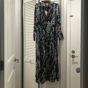 Monsoon patterned maxi dress